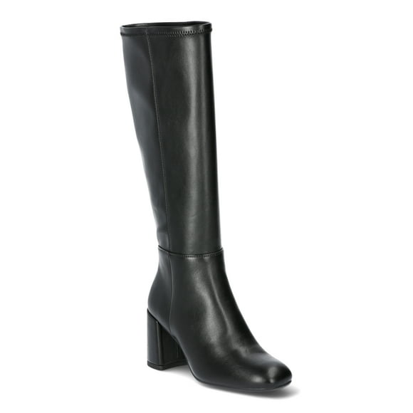 Madden NYC Women's Tall Block Heel Dress Boot