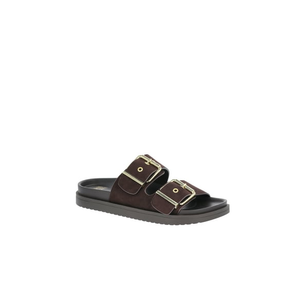 Madden NYC Women's Two Strap Footbed Sandal