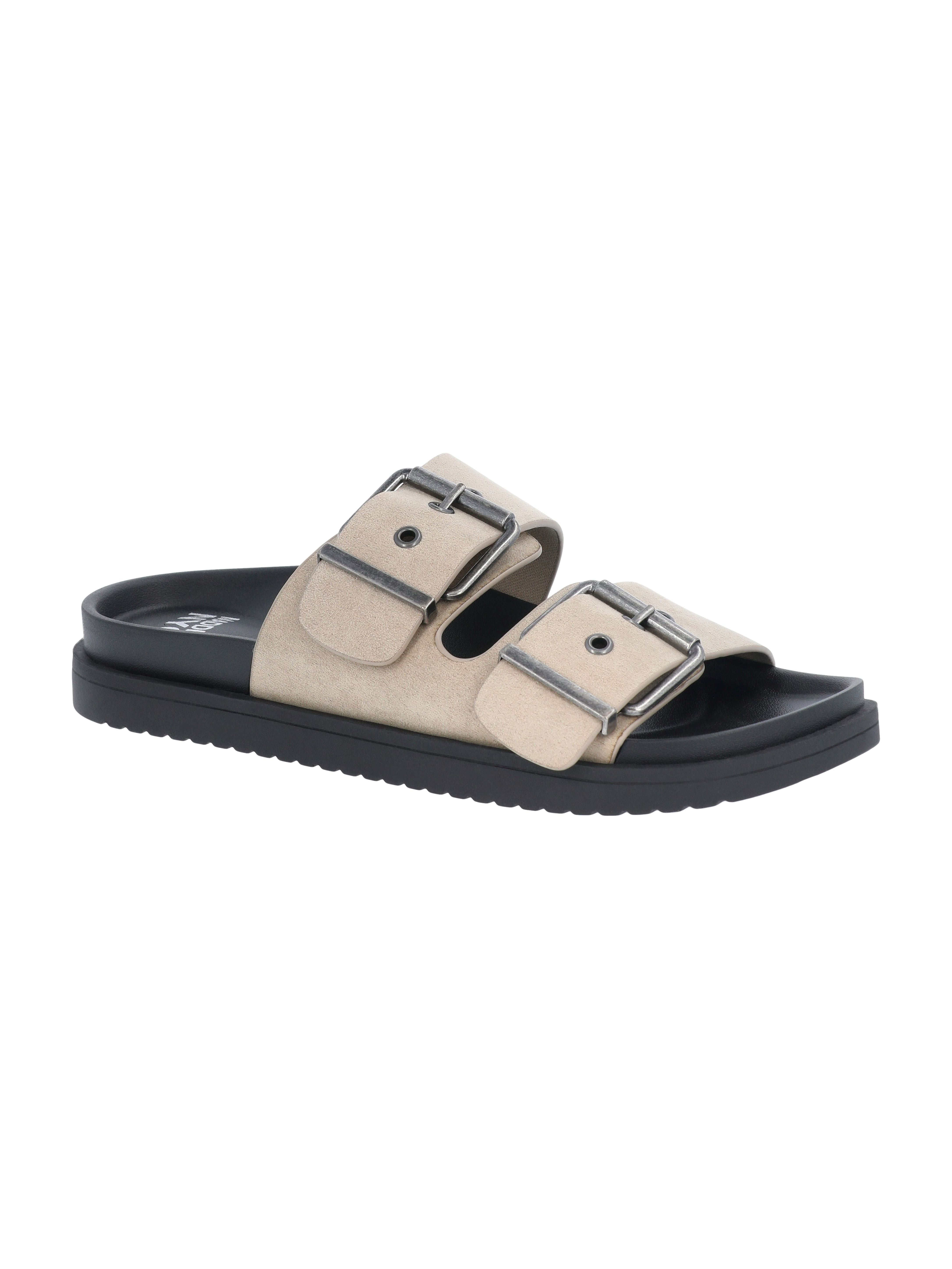 Madden NYC Women's Two Strap Footbed Sandal
