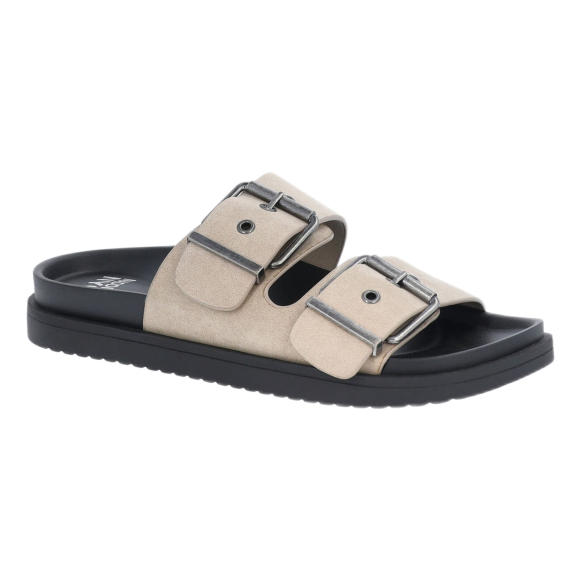 Madden NYC Women's Two Strap Footbed Sandal