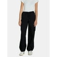 thumbnail image 1 of Madden NYC Women’s and Women's Plus Cargo Pants, 31" Inseam, Sizes XXS-4X, 1 of 6