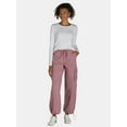thumbnail image 1 of Madden NYC Women’s and Women's Plus Cargo Pants, 31" Inseam, Sizes XXS-4X, 1 of 5