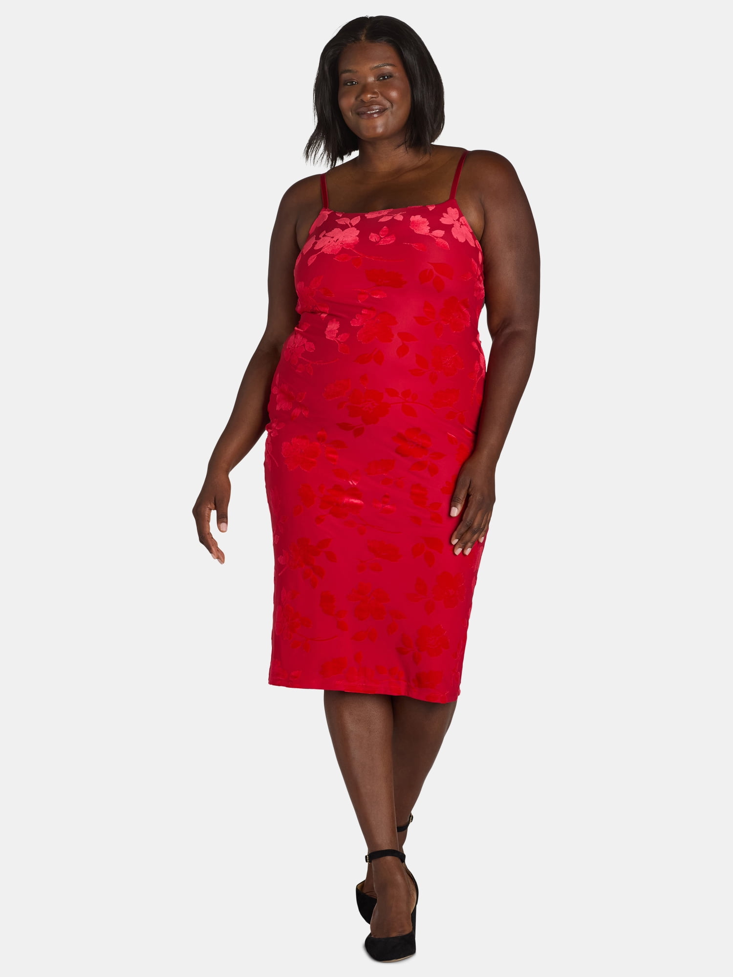 Madden NYC Women's and Women's Plus Velvet Burnout Midi Dress, Sizes XXS-4X - Walmart.com Madden NYC Women's and Women's Plus Velvet Burnout Midi Dress, Sizes XXS-4X - Walmart.com