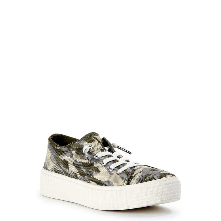 Madden NYC Womens Wide Width Platform Sneakers Walmart