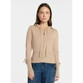 thumbnail image 1 of Madden NYC Women's Zip Up Sweater, Lightweight, Sizes XXS-XXL, 1 of 5