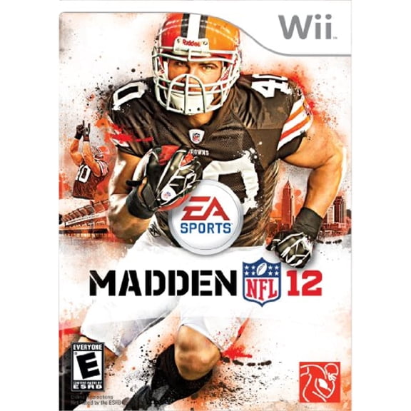 Restored Madden NFL 12 by Electronic Arts Physical Sports Game for Nintendo Wii, 4 Offline Players