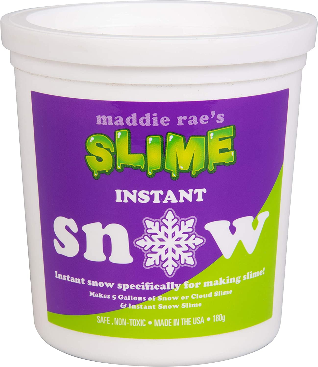 Instant Snow Powder for Slime 4 Pack Let it Snow (2) and SnoWonder (2) Made  in The USA - Artificial Snow Mix Fake Snow Holiday Decorations