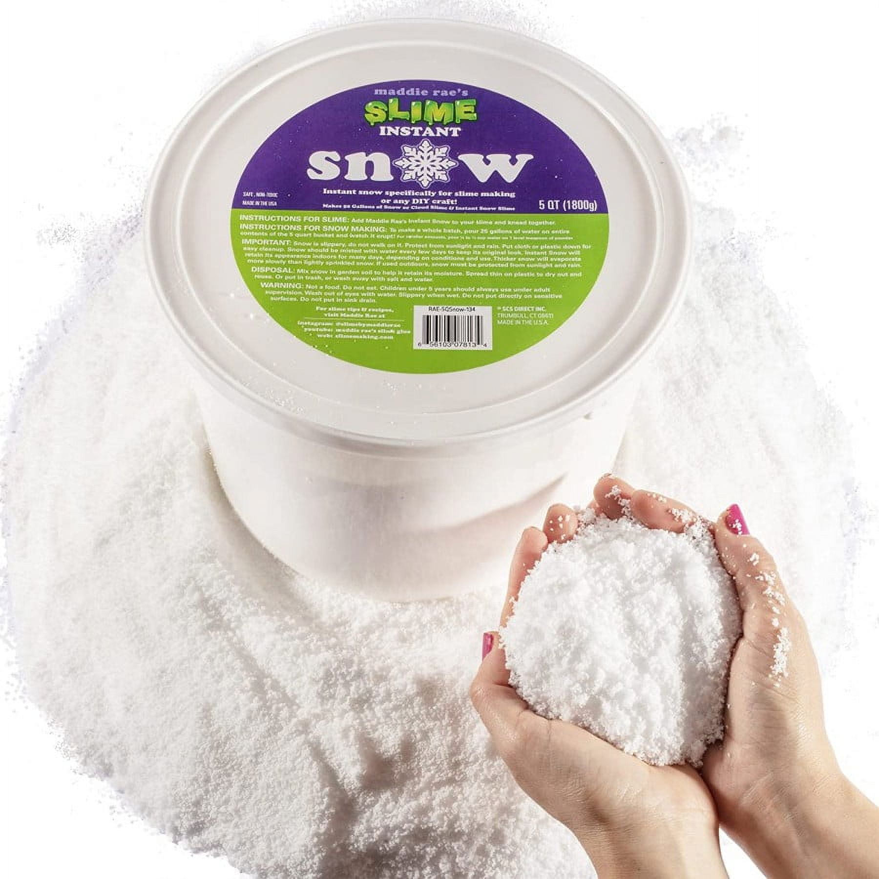 Snow Slime With Instant Snow - Temu