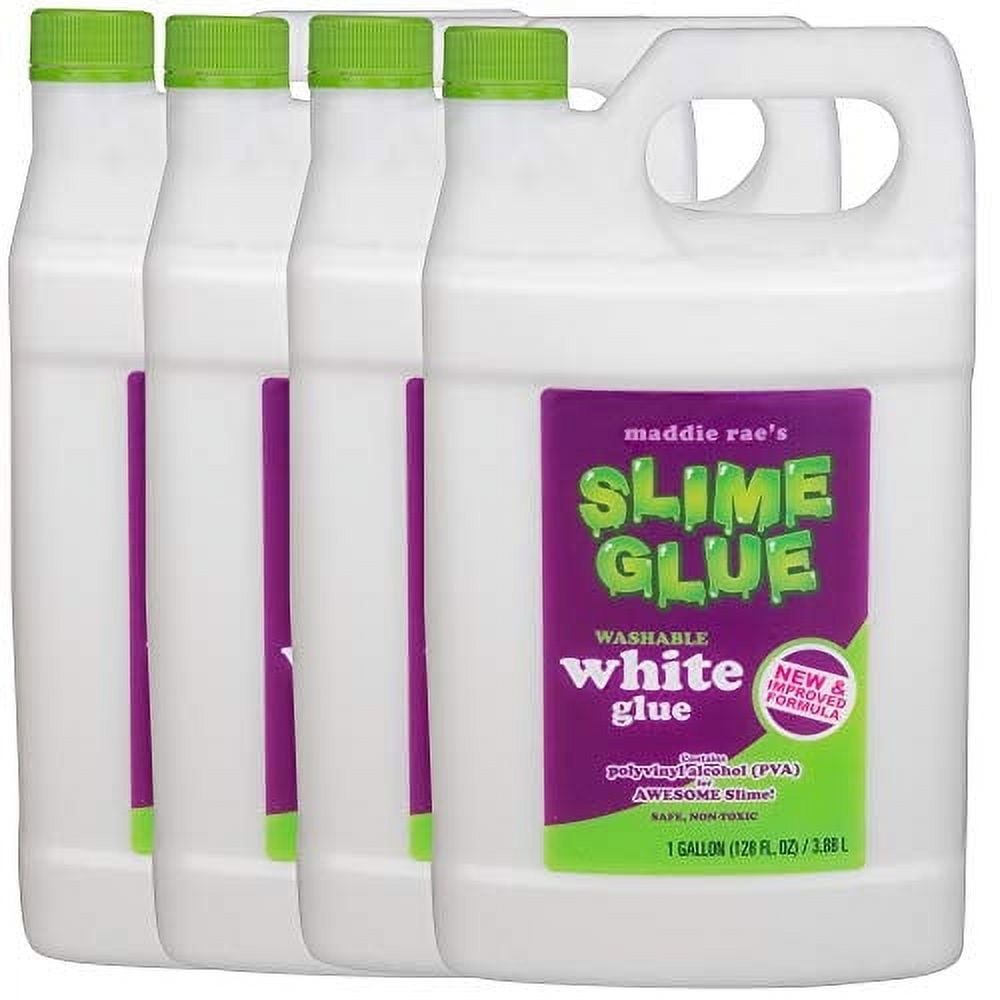 Maddie Rae's Slime Glue (White) Gallon Value Size - Non Toxic