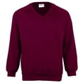 thumbnail image 1 of Maddins Childrens Big Girls Colorsure V-Neck Sweatshirt / Schoolwear, 1 of 2