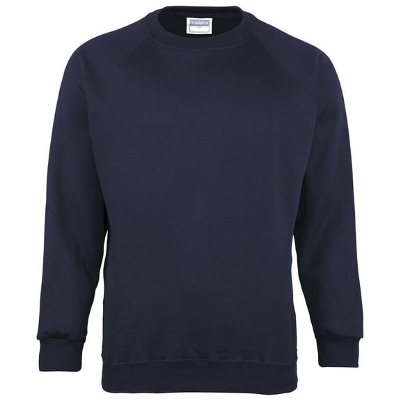 Maddins Mens Colorsure Plain Crew Neck Sweatshirt