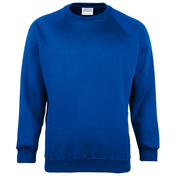 Maddins Mens Colorsure Plain Crew Neck Sweatshirt