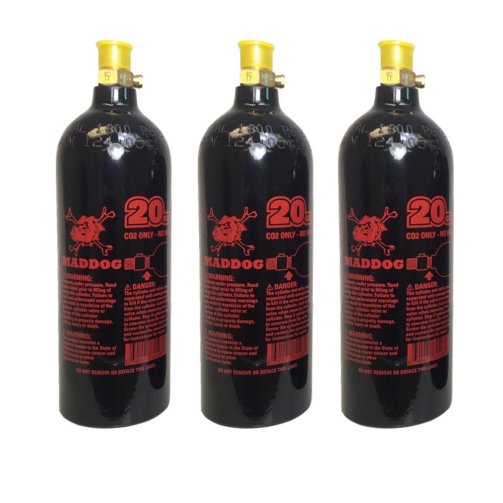 Empire 20oz Steel CO2 Paintball Tank 20 OZ with Pin Valve