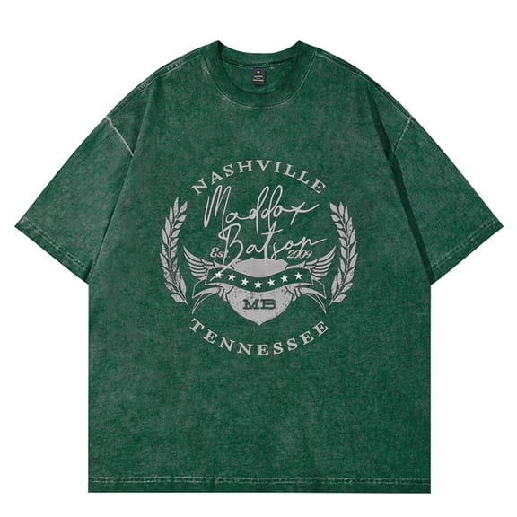 Maddox Batson 2009 Wash T-Shirts Streetwear Top Cosplay Unisex Fashion Cotton Short Sleeve Tee