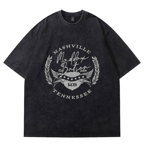 Maddox Batson 2009 Wash T-Shirts Streetwear Top Cosplay Unisex Fashion Cotton Short Sleeve Tee