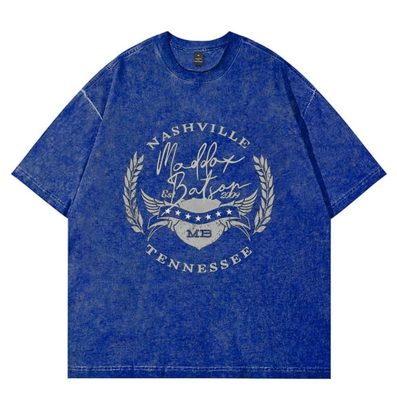 Maddox Batson 2009 Wash T-Shirts Streetwear Top Cosplay Unisex Fashion Cotton Short Sleeve Tee