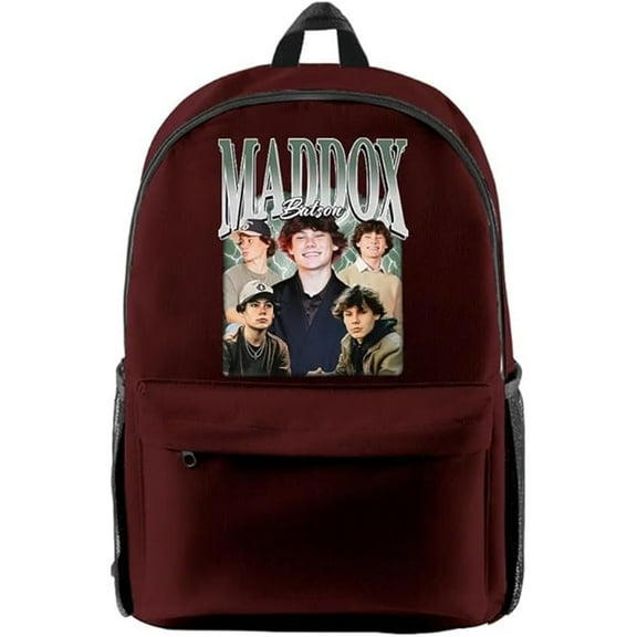Maddox Batson 2025 Backpack Casual Trend Daypack Hip Hop Travel Bag Fashion Zipper Bag
