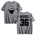 thumbnail image 1 of Maddox Batson 36 Cotton T-shirt Men Women Short Sleeve Crewneck Tee Casual Streetwear Clothes, 1 of 2
