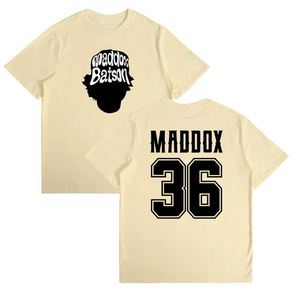 Maddox Batson 36 Cotton T-shirt Men Women Short Sleeve Crewneck Tee Casual Streetwear Clothes