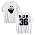 thumbnail image 1 of Maddox Batson 36 Cotton T-shirt Men Women Short Sleeve Crewneck Tee Casual Streetwear Clothes, 1 of 2