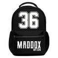 thumbnail image 1 of Maddox Batson 36 Logo Backpack Casual Packsack Women Men Outdoor Rucksack Travel Bag, 1 of 3