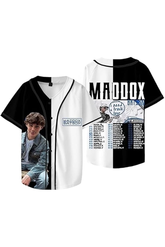 Maddox Batson Baseball Jersey Unisex T-shirt Summer Fashion Casual Short Sleeve Tops