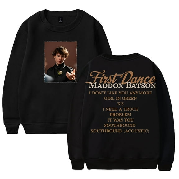 Maddox Batson First Dance 2025 Road To Indio Tour Crewneck Long Sleeve Streetwear Women Men Sweatshirt