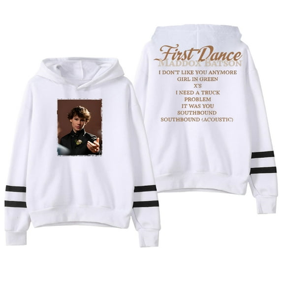 Maddox Batson First Dance Hoodie Pocketless Parallel Bars Sleeve Streetwear Women Men Hooded Sweatshirt