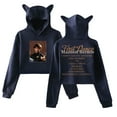 thumbnail image 1 of Maddox Batson First Dance Merch Hoodie Cat Ears Hooded Sweatshirt Long Sleeve Crop Top Women's Clothes, 1 of 3