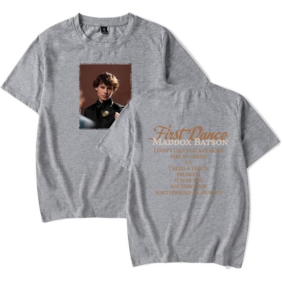 Maddox Batson First Dance Merch Short Sleeve T-shirt Unisex Fashion Crew Neck Top