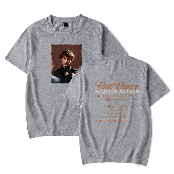 Maddox Batson First Dance T-Shirt Road To Indio Tour Merch Women Men Casual Crewneck Short Sleeve Tee
