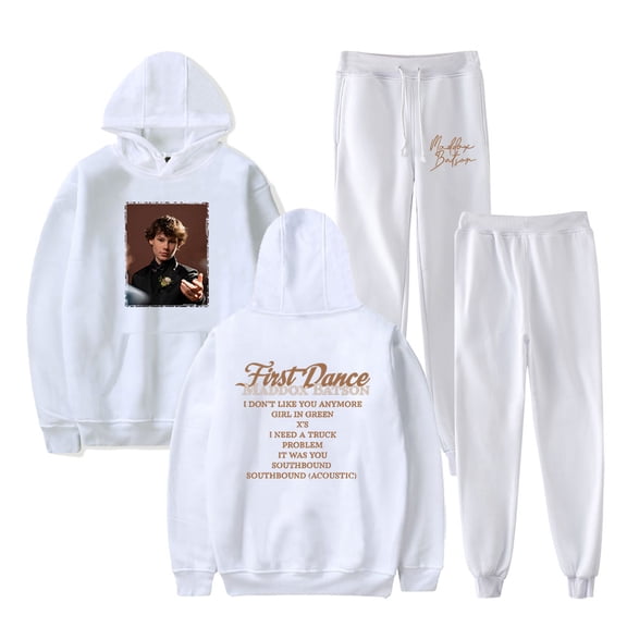 Maddox Batson First Dance Tracklist Hoodies Jogger Pants Set Cosplay Women Men Fashion Streetwear