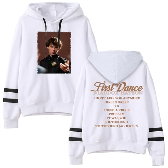 Maddox Batson First Dance Tracklist Pullovers Pocketless Parallel Bars Sleeve Streetwear Sweatshirts