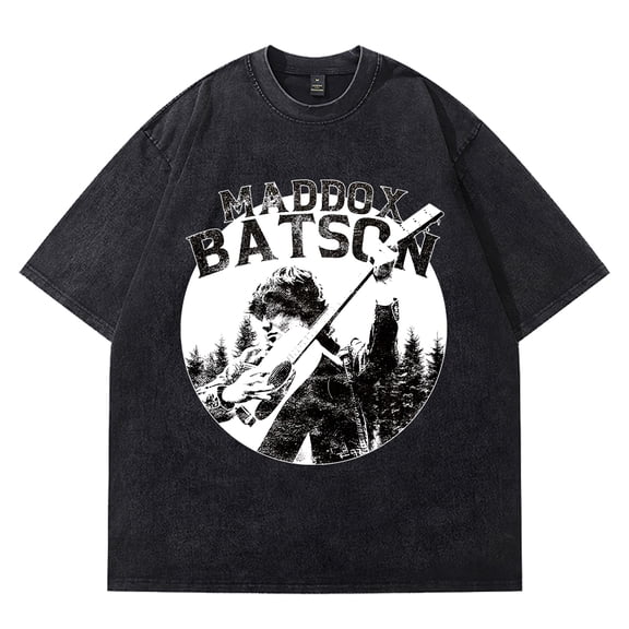 Maddox Batson Graphic Vintage Wash T-Shirts Road To Indio Tour Merch Unisex Fashion Short Sleeve Tee