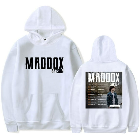 Maddox Batson Hooded sweatshirt women's men's long sleeved retro casual pullover hooded sportswear