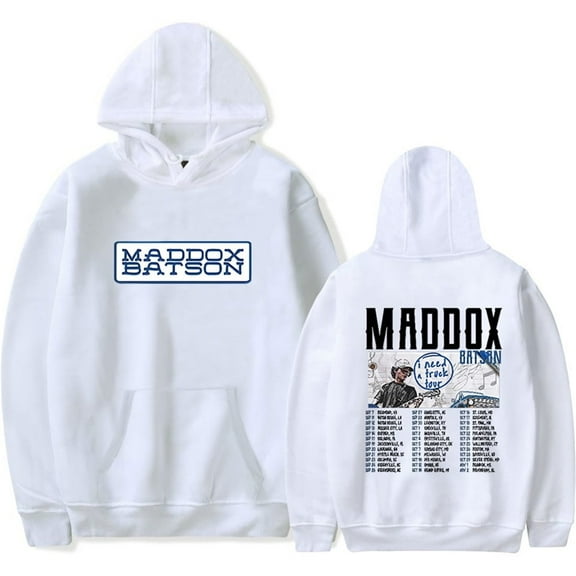 Maddox Batson Hoodie Merch Retro 90s Cosplay Sweatshirt Hip-hop Harajuku Pullover