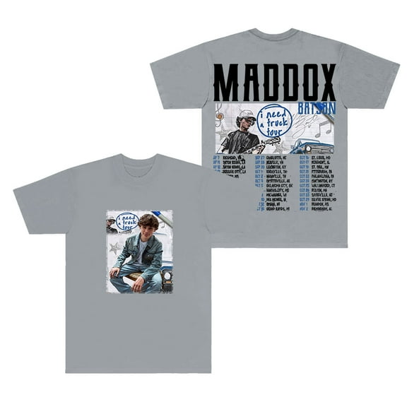 Maddox Batson I Need A Truck Merch T-Shirts Crewneck Tops Cosplay Unisex Fashion Short Sleeve Tee