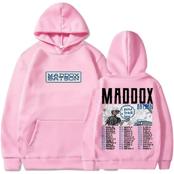Maddox Batson I Need A Truck Tour 2025 Merch Hoodie Pockets Drawstring Unisex Hooded Sweatshirt Fashion Clothing
