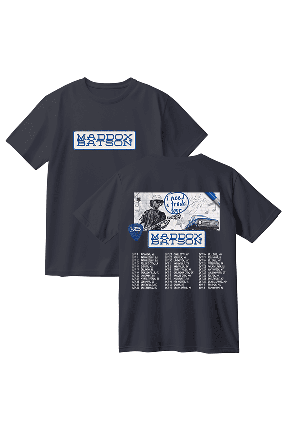 Maddox Batson I Need A Truck Tour Cotton T-shirt Unisex Short Sleeve Crewneck Tee