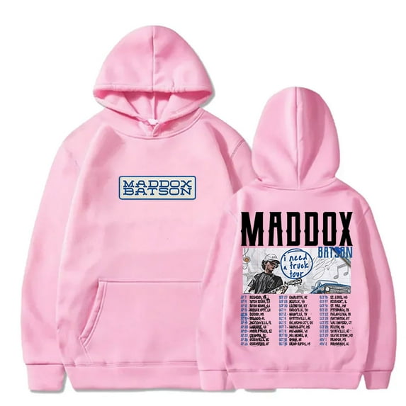 Maddox Batson I Need A Truck Tour Hoodie Men Long Sleeve Sweatshirt Women Pullover Streetwear