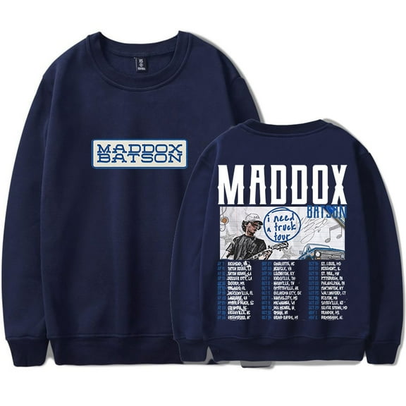 Maddox Batson I Need A Truck Tour Long Sleeve Tee Cosplay Unisex Fashion Crewneck Sweatshirts Tops