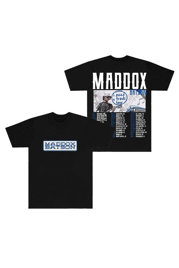 Maddox Batson I Need A Truck Tour T-shirt Crewneck Short Sleeve Cotton Tee Women Men Streetwear Tops