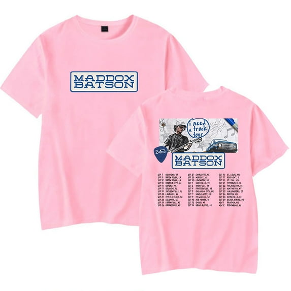 Maddox Batson I Need A Truck Tour Tee Women Men Short Sleeve T-shirt Crewneck Fashion Tops