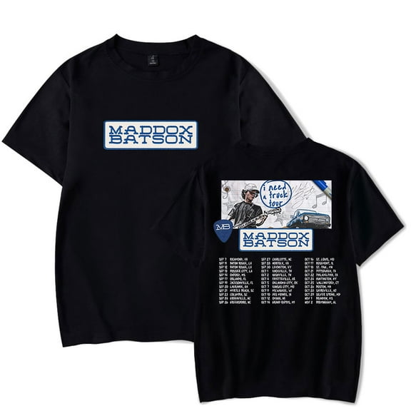 Maddox Batson I Need A Truck Tour Tee Women Men Short Sleeve T-shirt Crewneck Fashion Tops