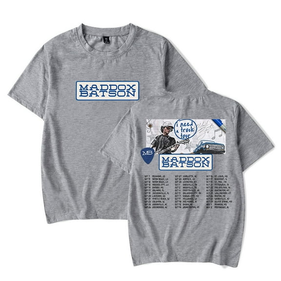 Maddox Batson I Need A Truck Tour Tee Women Men Short Sleeve T-shirt Crewneck Fashion Tops