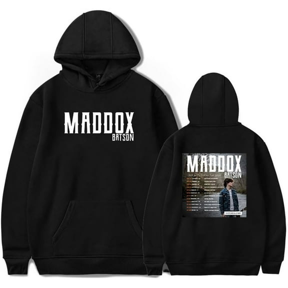 Maddox Batson JUST GETTIN' STARTED TOUR Merch Hoodie Pockets Drawstring Unisex Hooded Sweatshirt Fashion Clothing