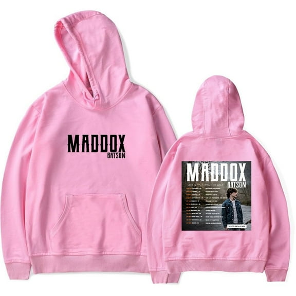 Maddox Batson JUST GETTIN' STARTED TOUR Merch Hoodie Pockets Drawstring Unisex Hooded Sweatshirt Fashion Clothing