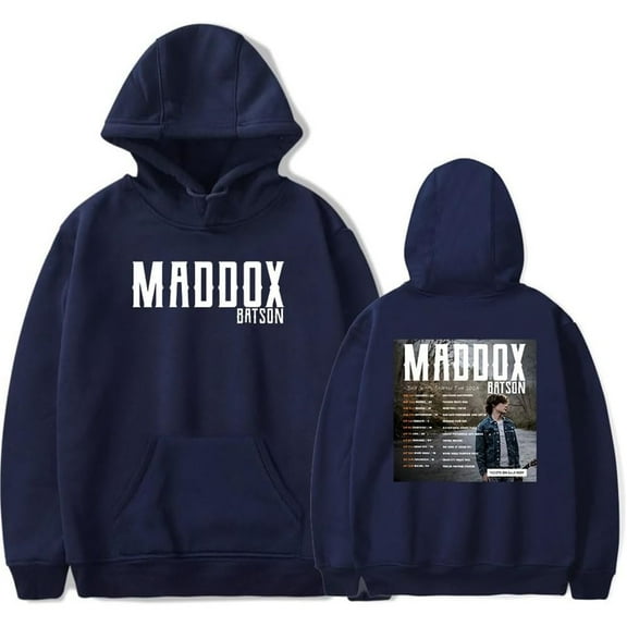 Maddox Batson JUST GETTIN' STARTED TOUR Merch Hoodie Pockets Drawstring Unisex Hooded Sweatshirt Fashion Clothing