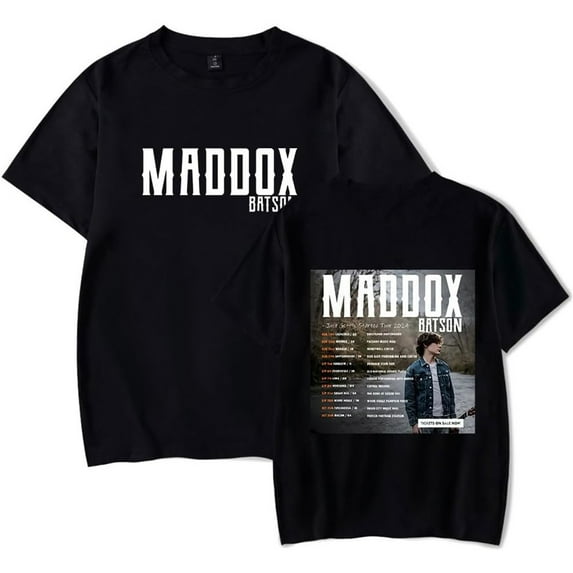 Maddox Batson JUST GETTIN' STARTED TOUR Merch Short Sleeve T-shirt Unisex Fashion Crew Neck Top