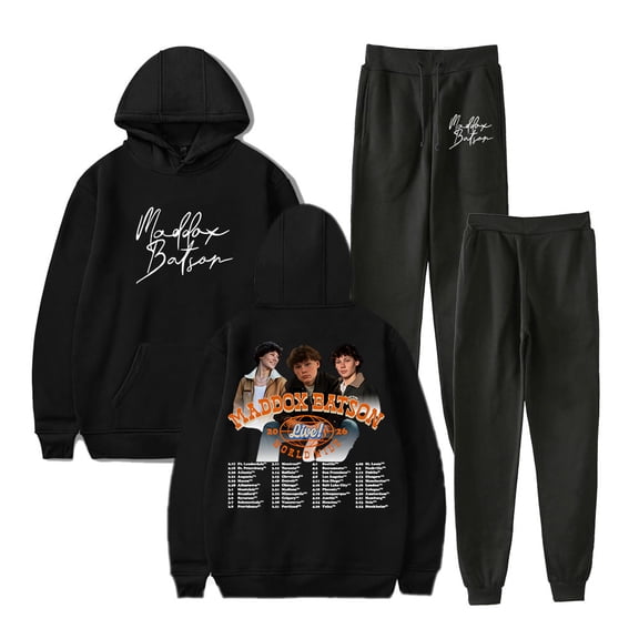 Maddox Batson Live Worldwide Tour 2026 Hoodie Jogger Pants 2pcs/set Sweatshirts Sweatpants Women Men's Set